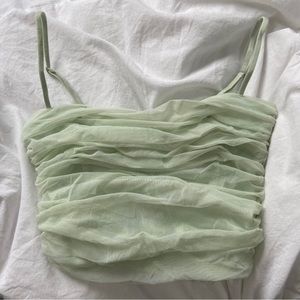 Aritzia The Ten by Babaton Luxor Tank - Fleecy Green - Size 0